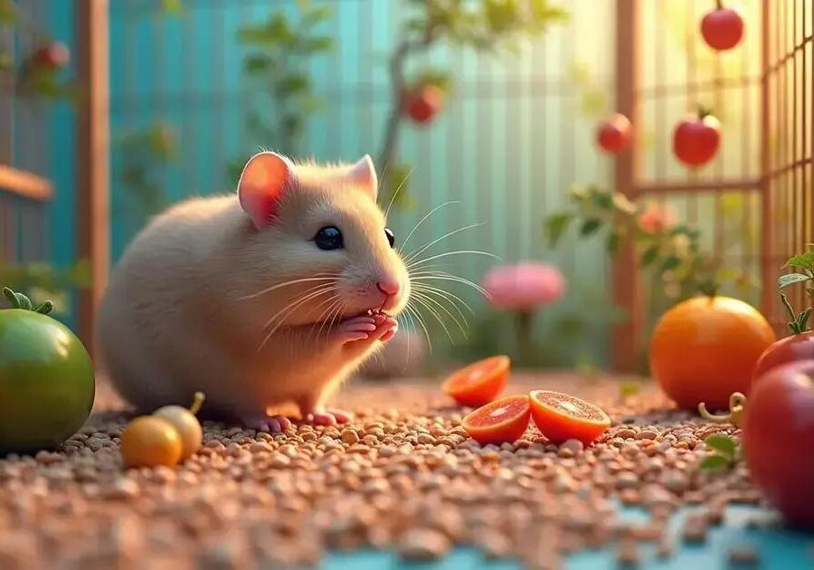 Alimentação balanceada para hamsters