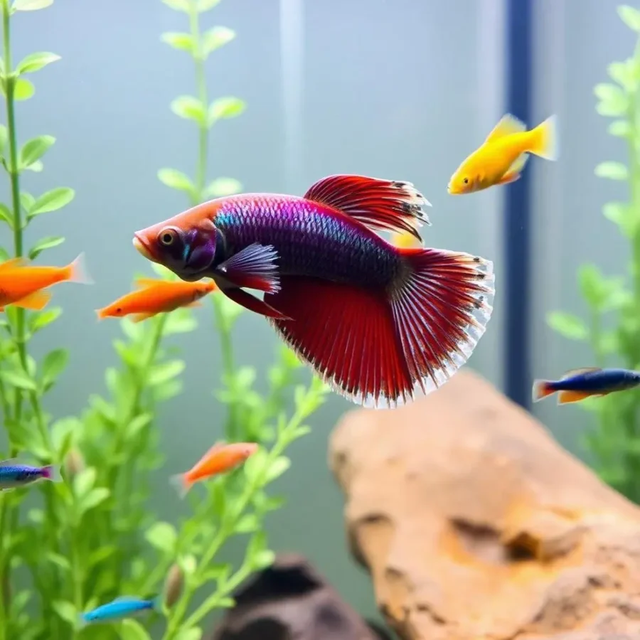 Betta Fêmea: Pode Ficar Com Outros Peixes Sem Estresse?