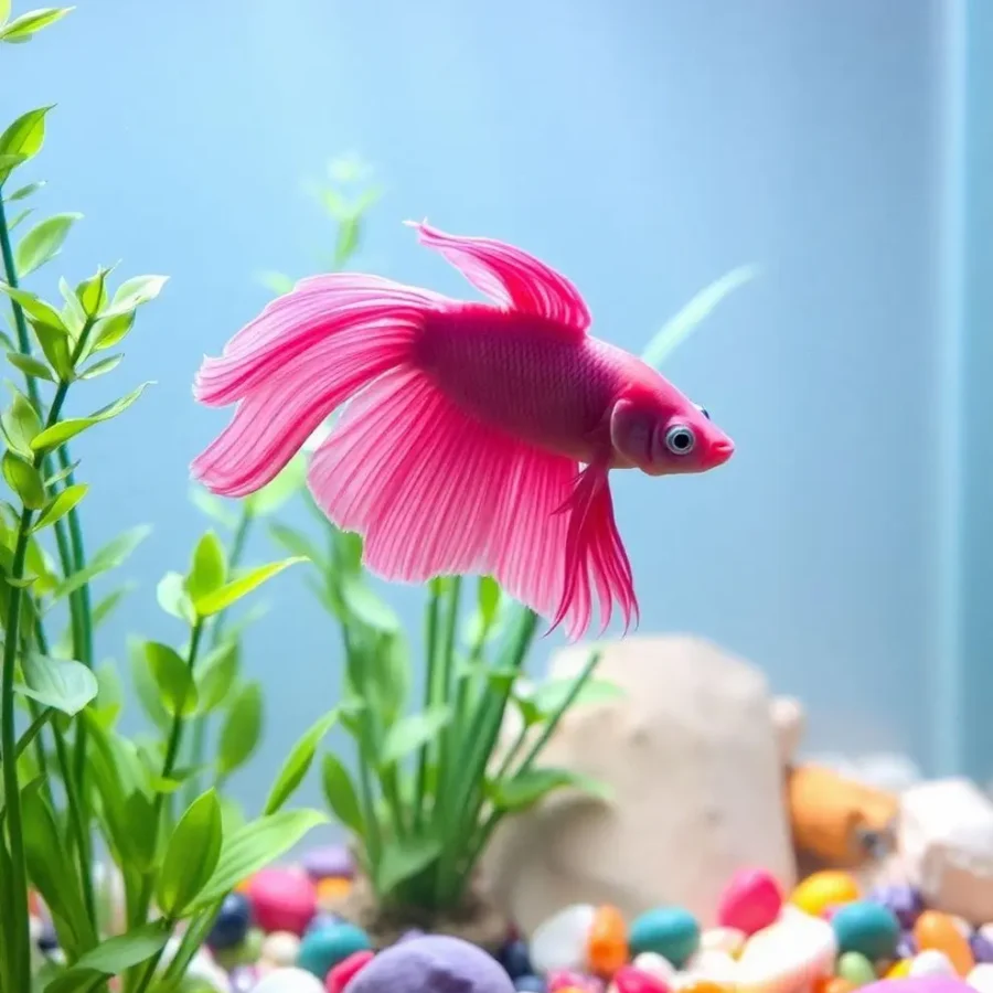 Descubra o Encanto do Peixe Beta Rosa: Beleza e Magia Aquática
