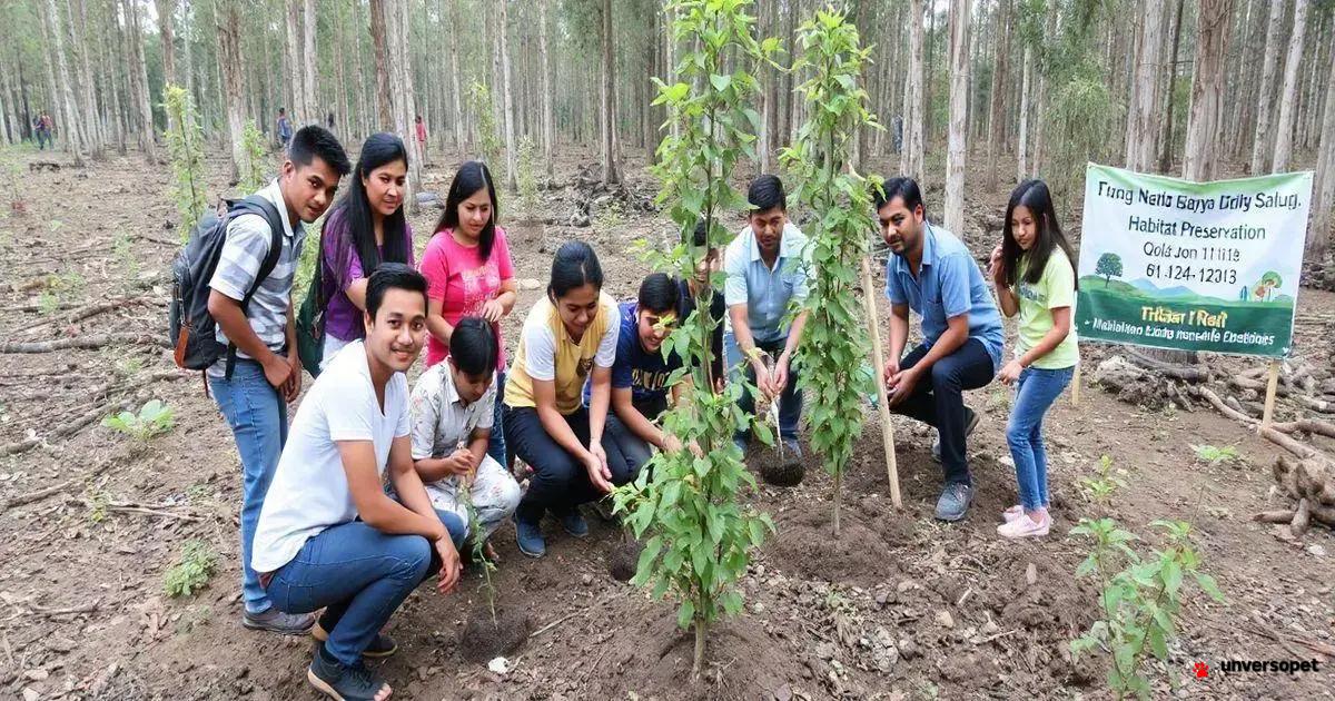 Ações para Preservar os Habitats