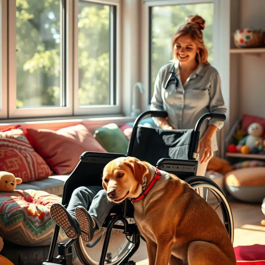 Como os Cães Transformam a Terapia Assistida em Algo Mágico