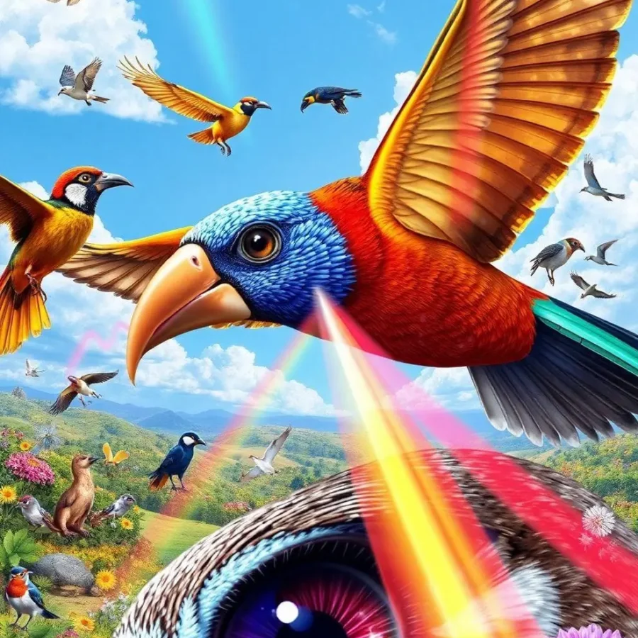 Curiosidades surpreendentes sobre a visão das aves