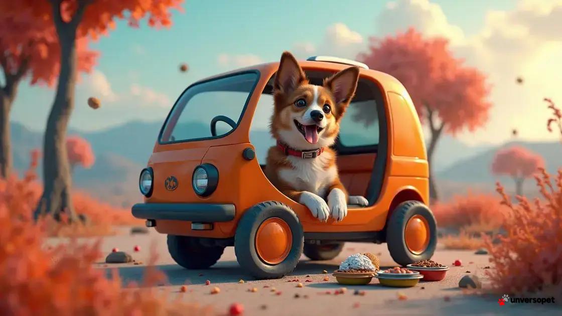Necessidades do seu Cachorro na Viagem: Carrinho, Brinquedos e Ração