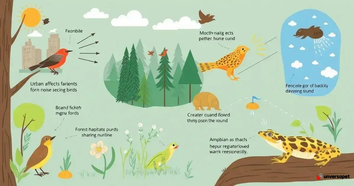 A influência do ambiente na vocalização animal