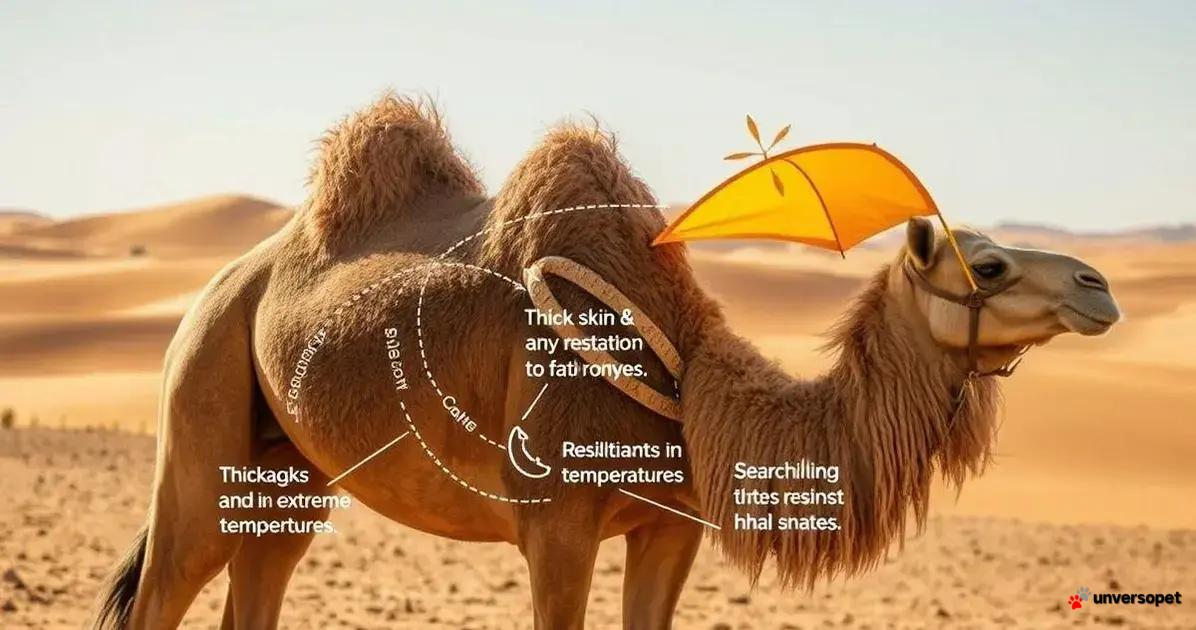 Adaptações dos camelos ao calor