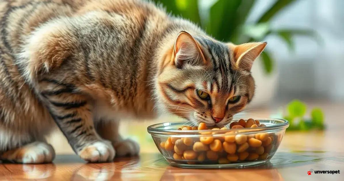 Alimentação adequada para gatos idosos