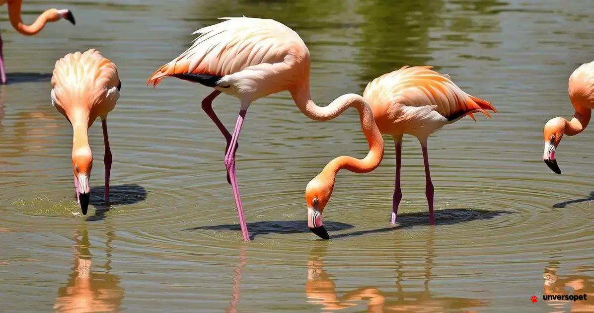 Como a articulação afeta os flamingos