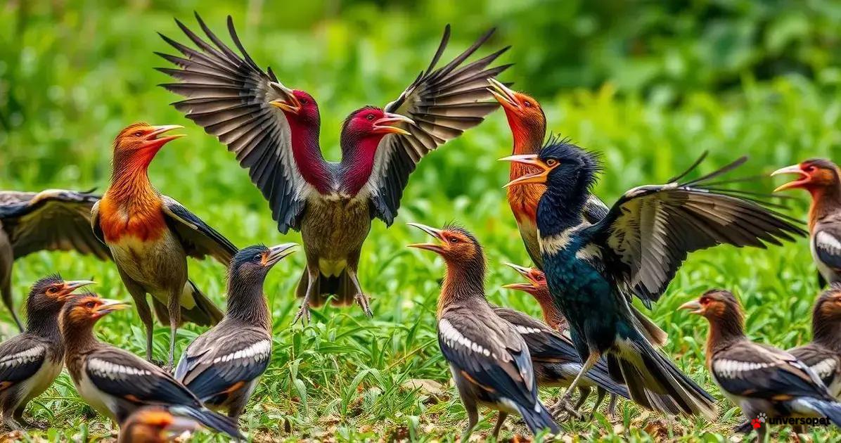 Como as aves demonstram agressividade defensiva