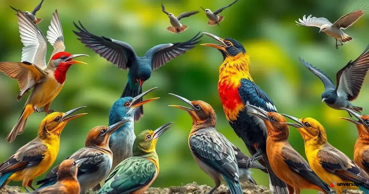 Como as aves se comunicam entre si