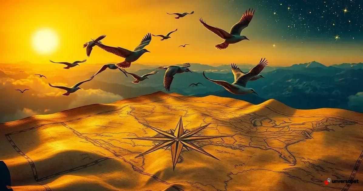 Como as aves se orientam durante a migração