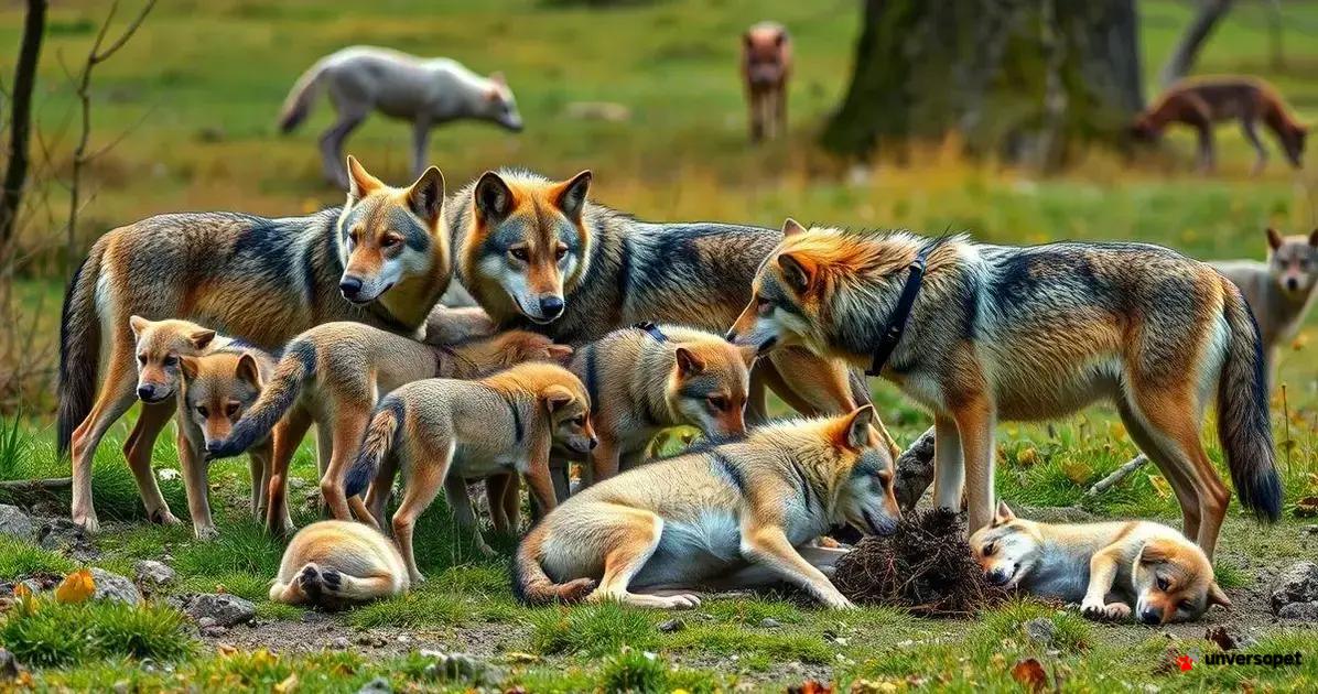 Comportamento social dos lobos