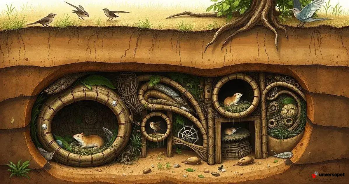 Curiosidades sobre escavação de roedores