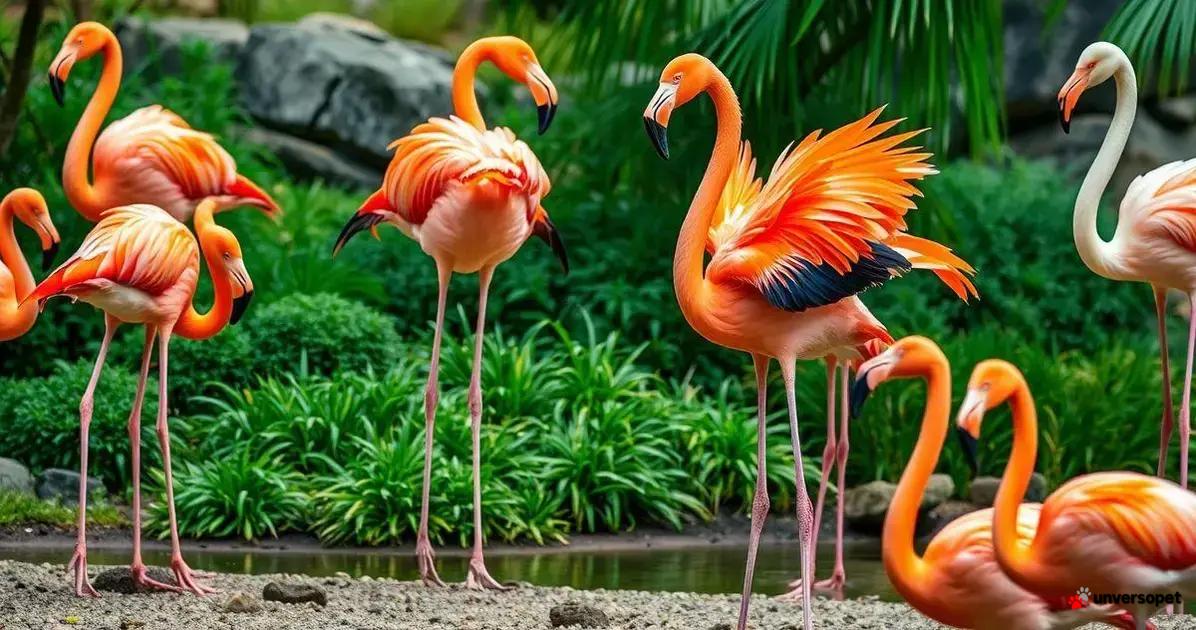 Curiosidades sobre o comportamento dos flamingos