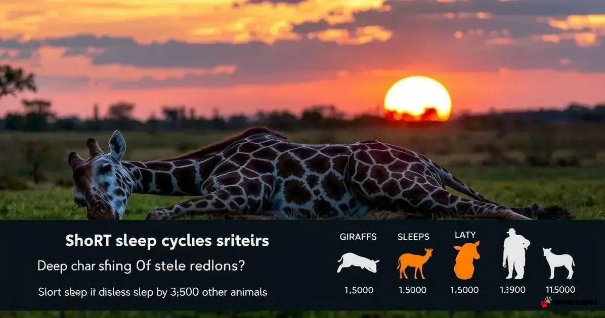 Duração do sono em girafas