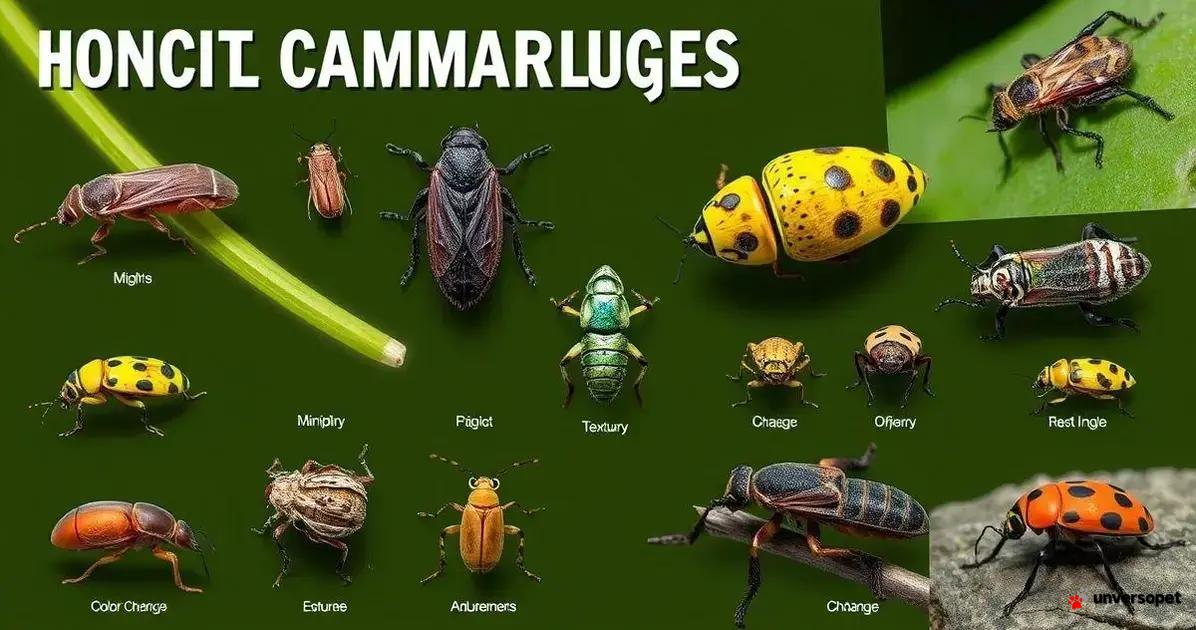 Estratégias de camuflagem mais eficientes