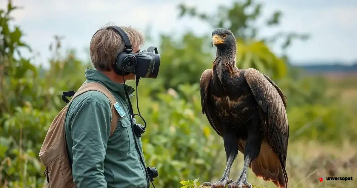 Estudos recentes sobre comportamento defensivo em aves grandes