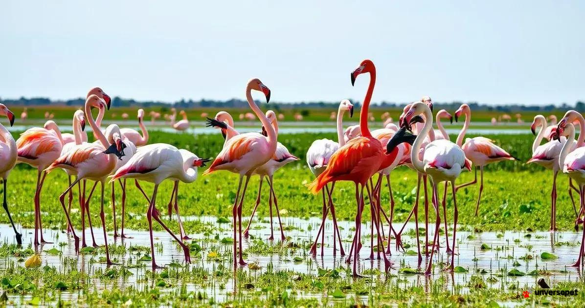 Flamingos: curiosidades sobre sua postura