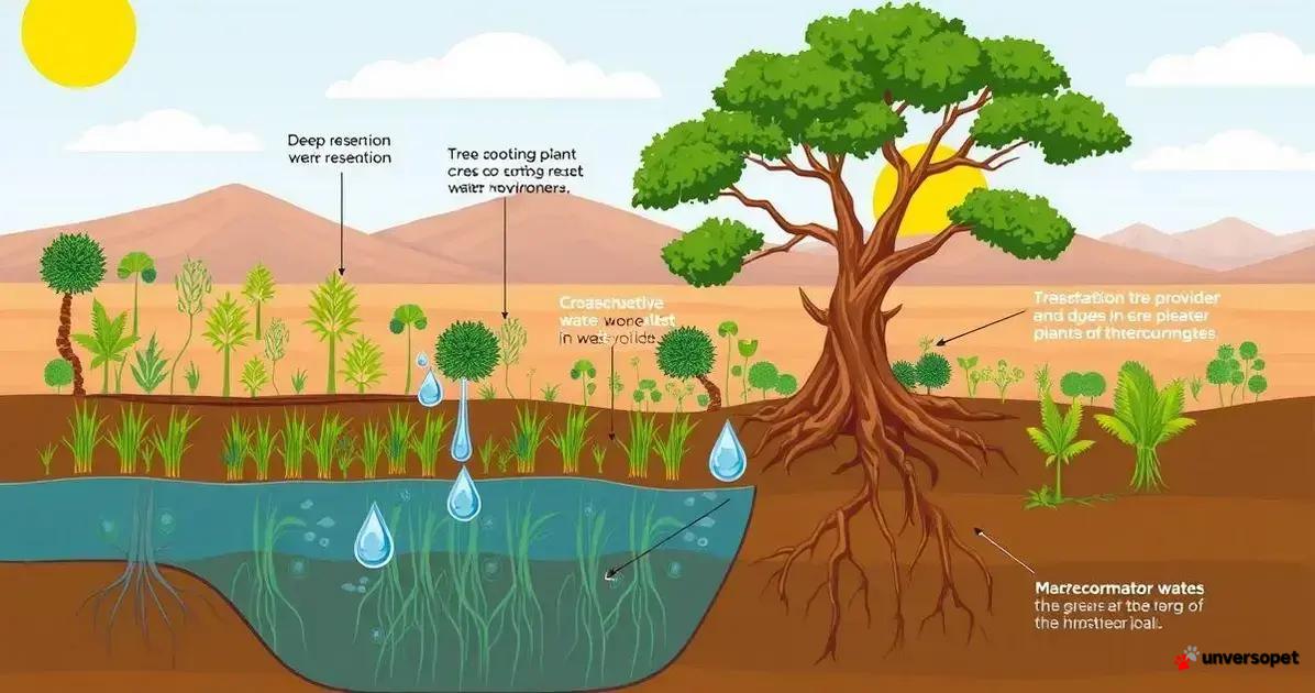 Impacto da vegetação na retenção de água