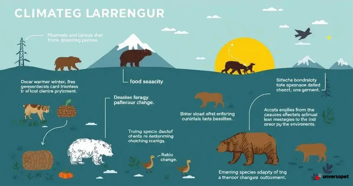 Impactos da mudança climática na hibernação
