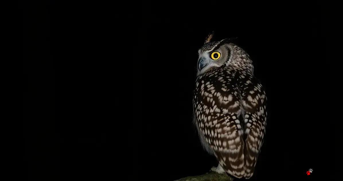 Impactos do giro de cabeça na visão das corujas