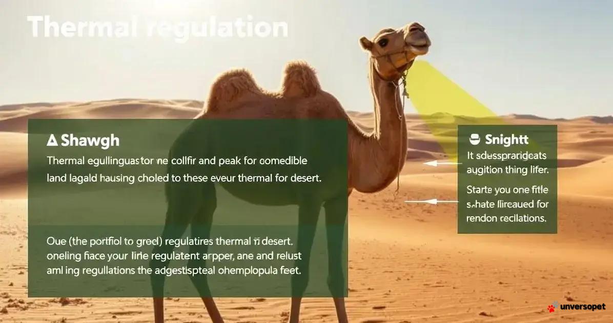 Importância do controle térmico para camelos