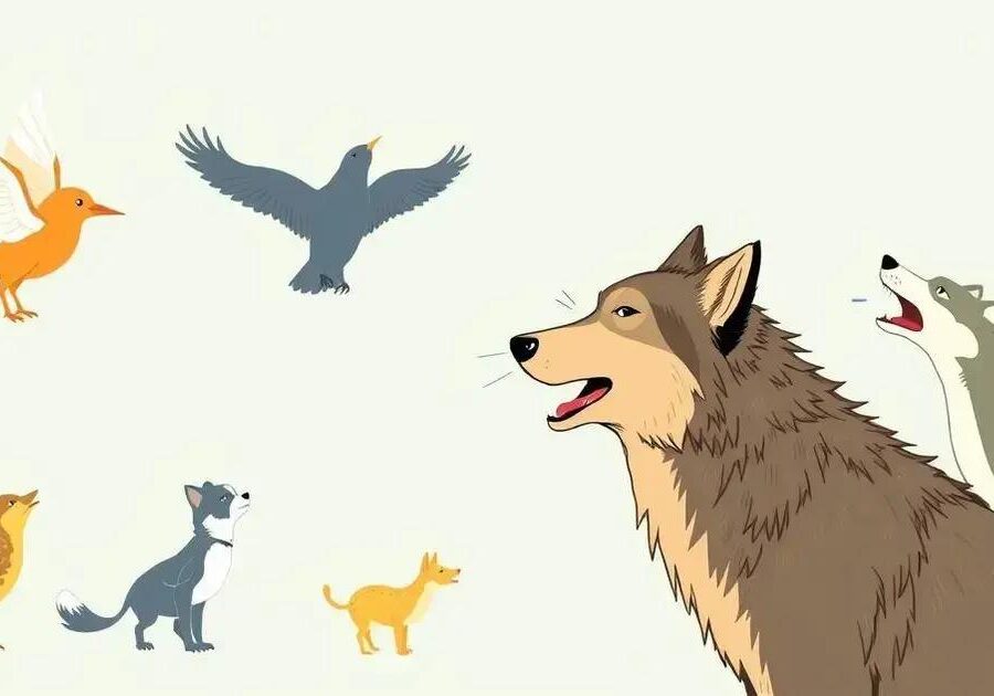 O que é afinidade entre animais por vocalização?