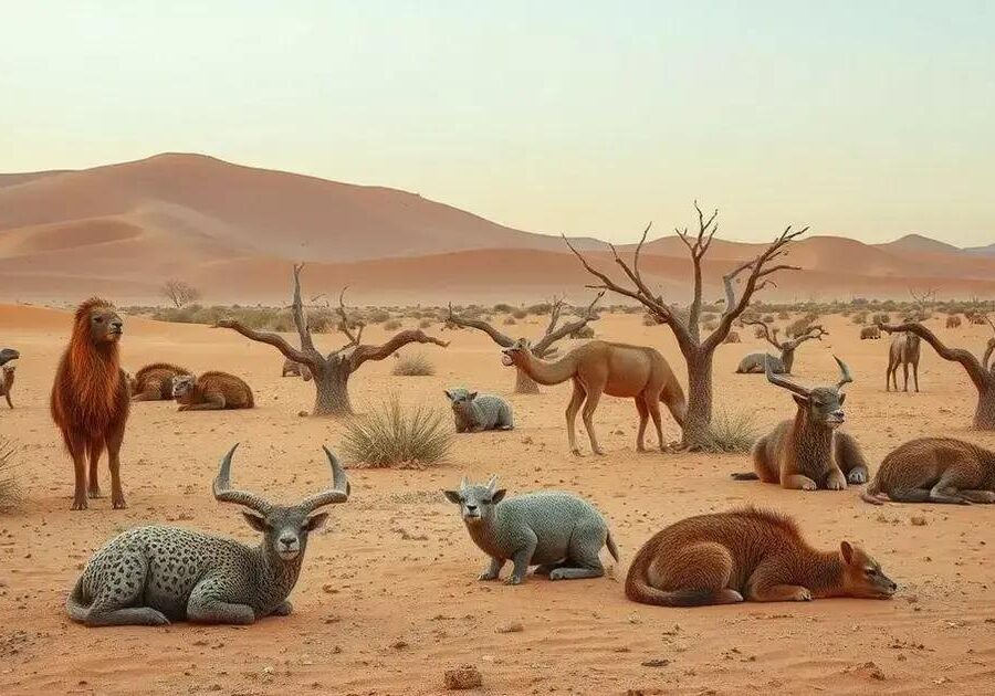 O que é aquecimento corporal em animais de deserto?