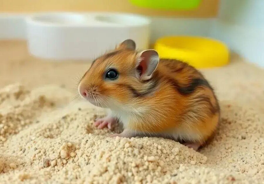 O que é banho de areia em roedores?