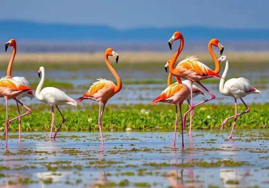 O que é benefício do descanso em uma perna só dos Flamingos?