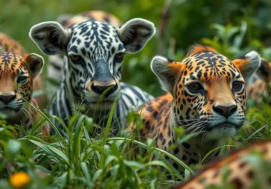 O que é camuflagem natural em animais selvagens?