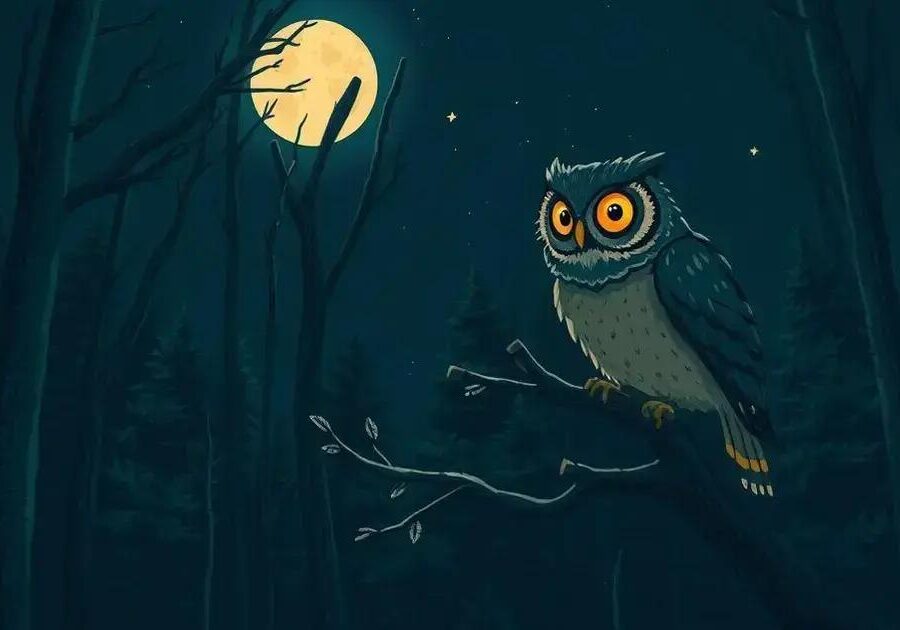 O que é capacidade auditiva em predadores noturnos?