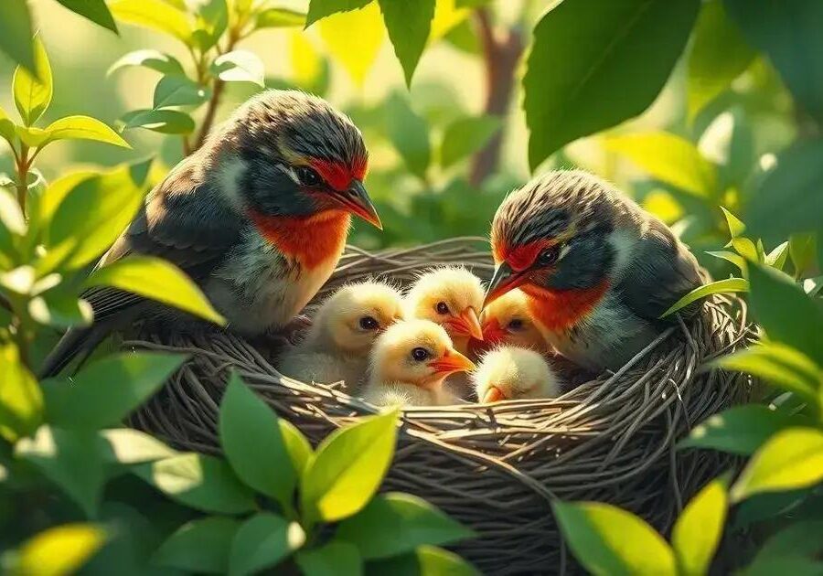 O que é cuidado parental entre aves?