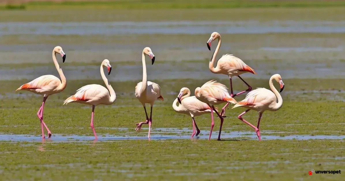 Os benefícios do descanso para flamingos