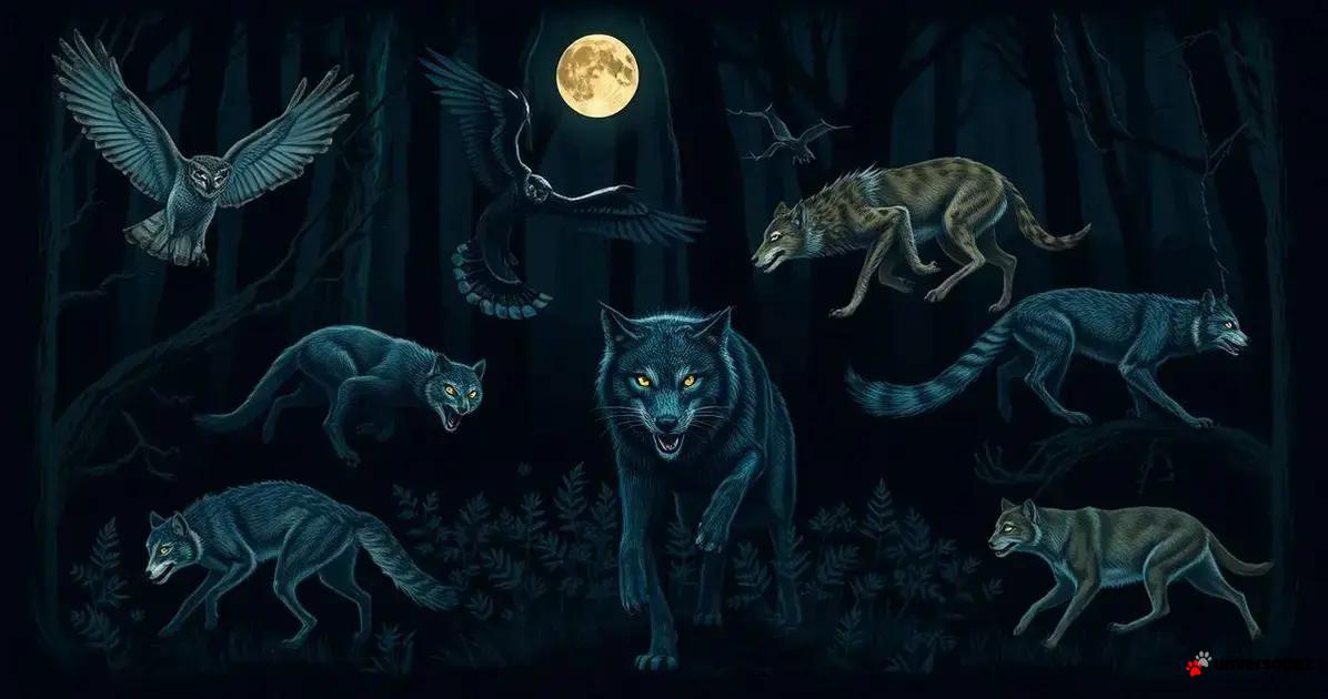 Adaptações evolutivas de predadores noturnos