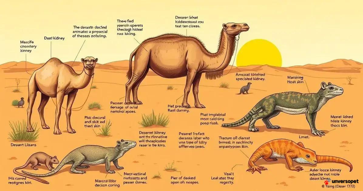 Adaptações fisiológicas em animais do deserto