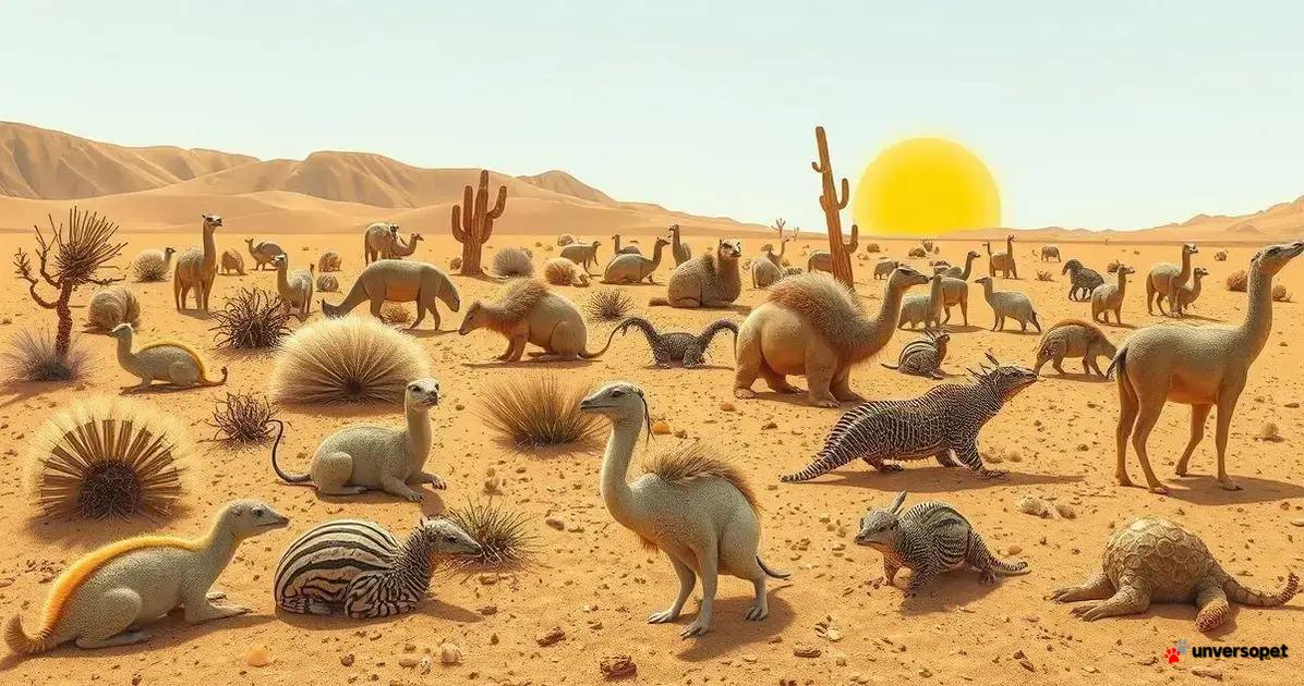 Como os animais do deserto utilizam energia térmica