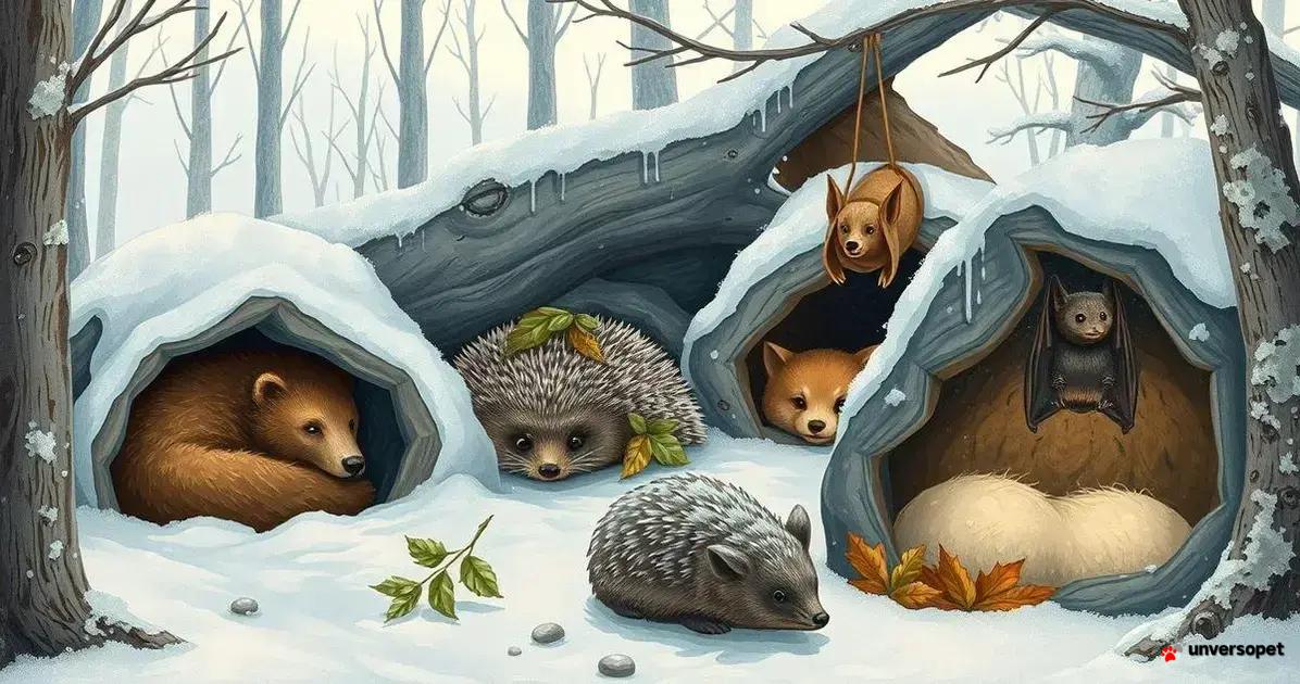 Como os animais hibernantes se adaptam?