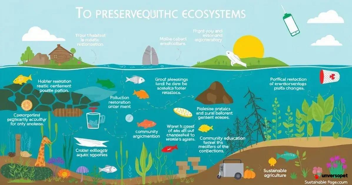  como preservar a saúde dos ecossistemas aquáticos