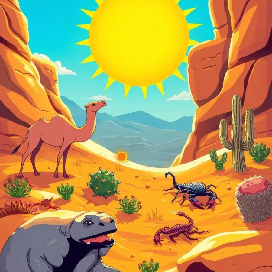 Desvendando a Energia Térmica dos Animais no Deserto