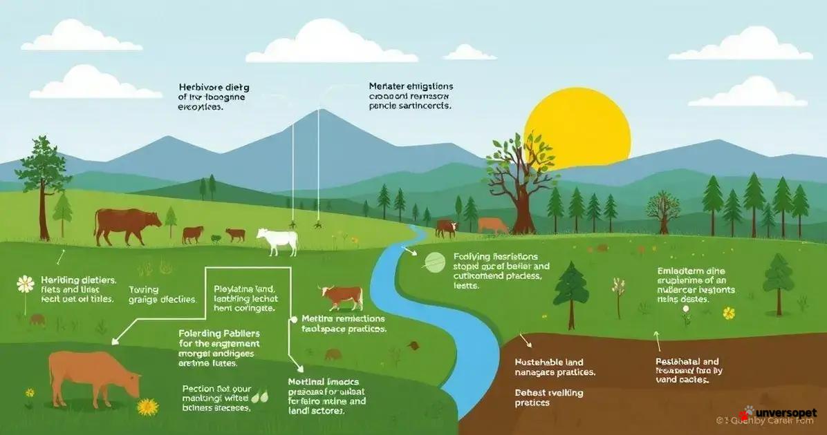 Impacto ambiental da dieta herbívora