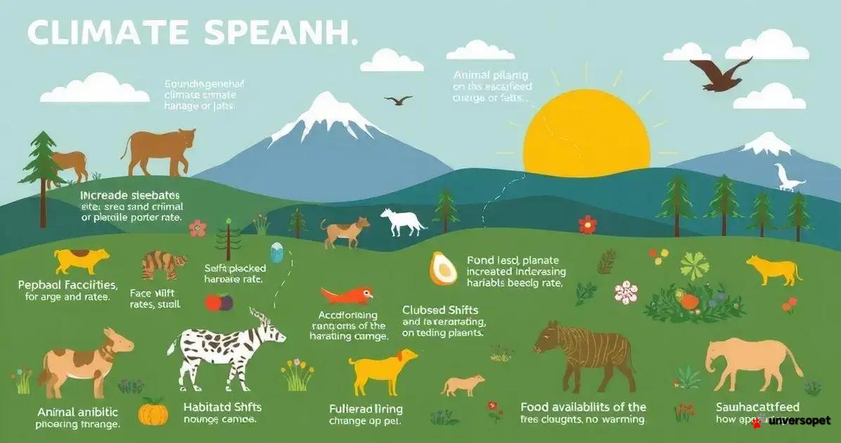 Impacto das mudanças climáticas no metabolismo animal