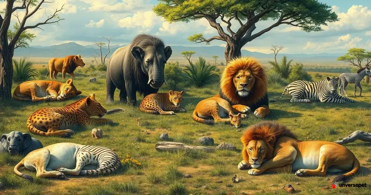 Importância do descanso para animais selvagens