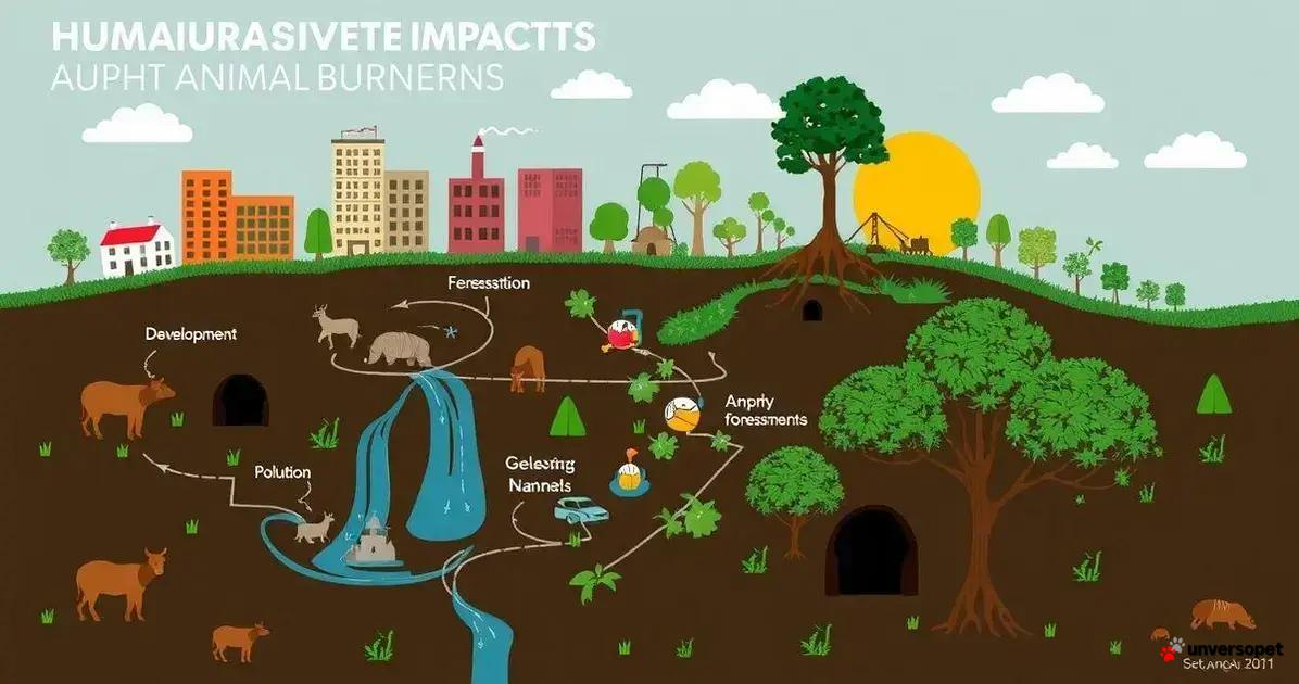 O impacto da atividade humana nas tocas