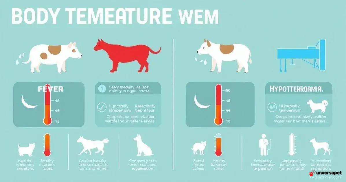 O que a temperatura corporal revela sobre a saúde animal?