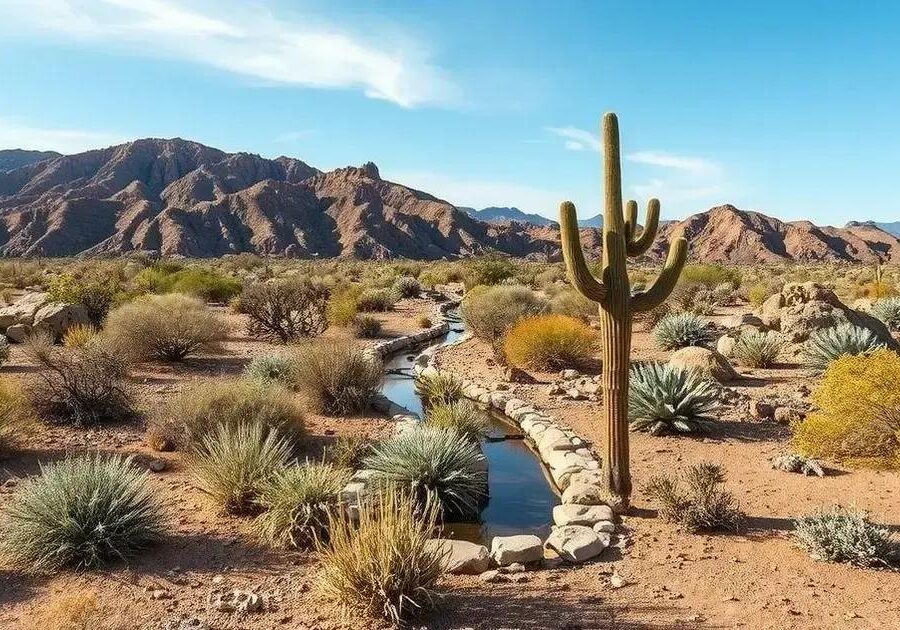 O que é conservação hídrica em ambientes áridos?