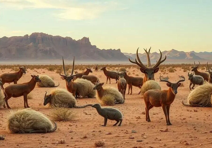 O que é energia térmica em animais do deserto?