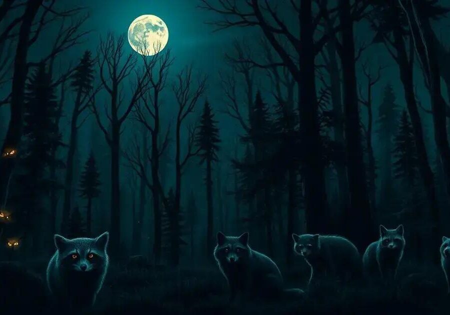 O que é exploração noturna em predadores selvagens?