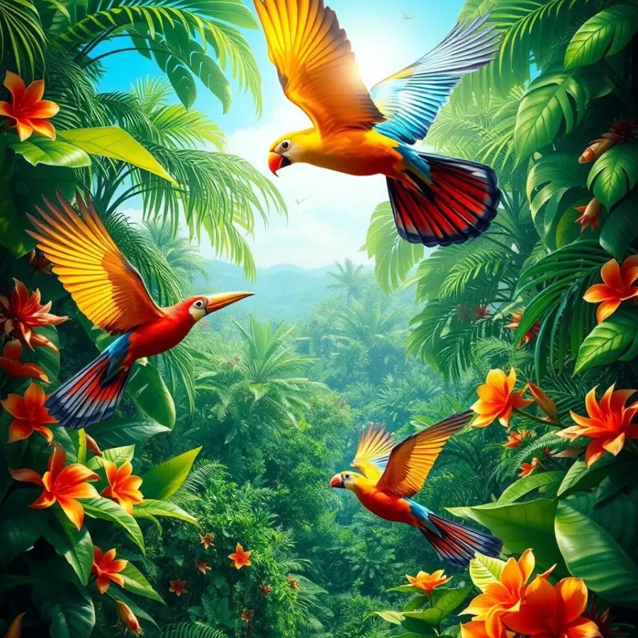 O Vínculo da Temperatura: Como As Aves Tropicais Mantêm o Equilíbrio Térmico