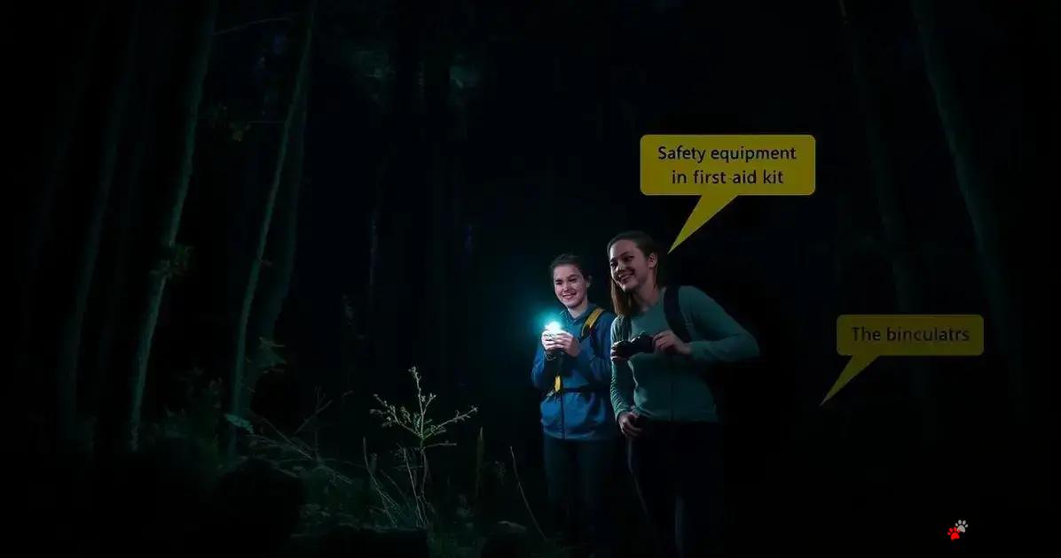 Safety tips for night exploration