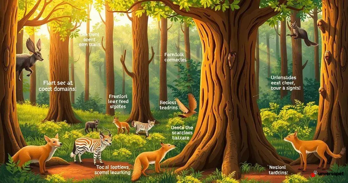 Tipos de marcas territoriais em animais